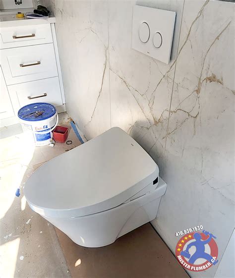 Etobicoke Plumbers: Wall-hung Toilet Installation - Mister Plumber