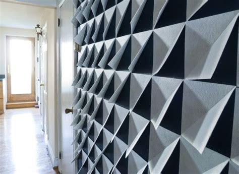 Make it Modern: DIY 3D Felt Wall Panels in interior design home ...