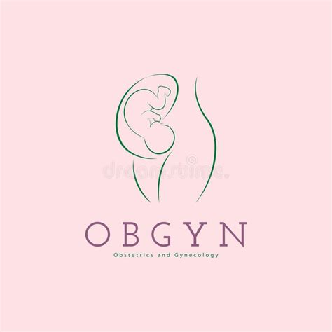 OBGYN Obstetrics and Gynecology Clinic Mom and Baby Pregnancy Logo Template Design for Brand or ...