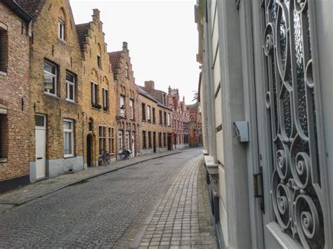 Medieval Architecture of Bruges, Belgium Stock Photo - Image of ...