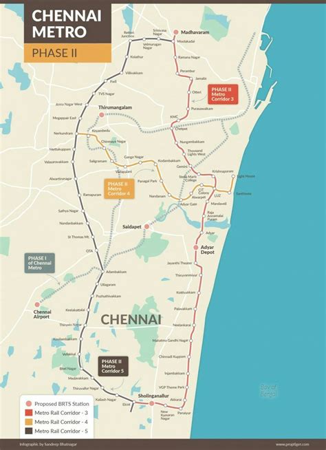 Pin by The Rural View on Map | Chennai metro, Metro rail, Map