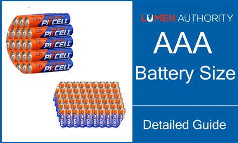 AAA Battery Size (Dimensions + Weight Fully Explained)