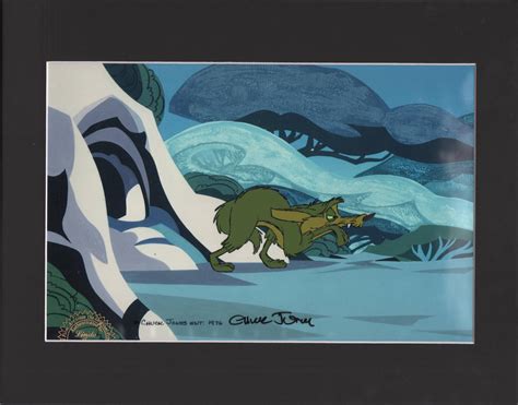 Mowglis Brothers Tabaqui signed Chuck Jones original production cel ...