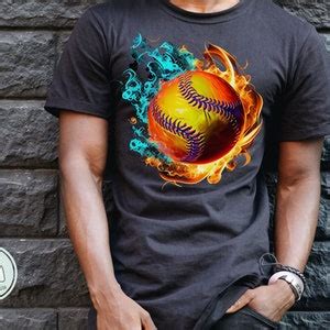 Softball on Fire Png Softball Png Softballl Fireball, Softball Ball in ...