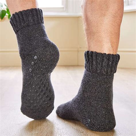 Pack of 3 Mens Merino Wool Slipper Socks | Men's Clothing & Accessories | Coopers Of Stortford