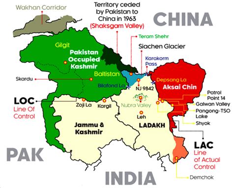 India-China Border Disputes – IAS4Sure