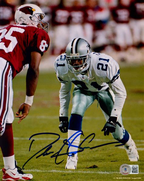 Deion Sanders Autographed/Signed Dallas Cowboys 8×10 Photo Beckett – Denver Autographs