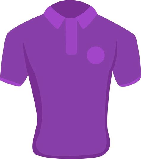 Man purple shirt, illustration, vector on white background 12268909 ...