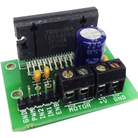 4.5A H-Bridge DC Motor Driver Module Using TB6549HQ - Electronics-Lab.com