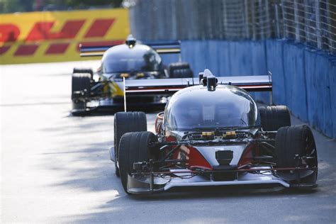 Roborace Autonomous-Car Demonstration Ends In A Crash | Digital Trends