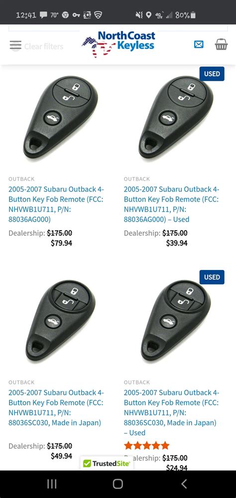 Key fob what one do I need? | Subaru Outback Forums