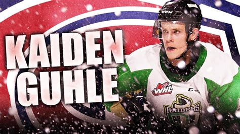 HABS DRAFT KAIDEN GUHLE 16th OVERALL @ 2020 NHL ENTRY DRAFT—MONTREAL ...