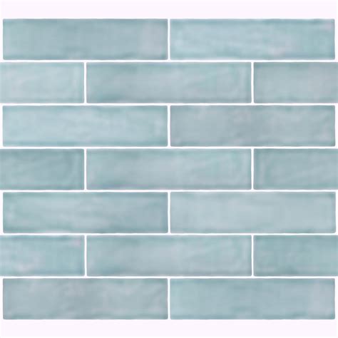 Amazon Light Blue Ceramic Herringbone Wall Tile | Stone Deals