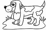 Cute Basset Hound Coloring Page  Free Printable Pages For Kids sketch template