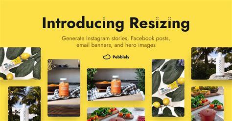 Generate Instagram Posts, Email Banners, and Hero Images of Your Product | Pebblely