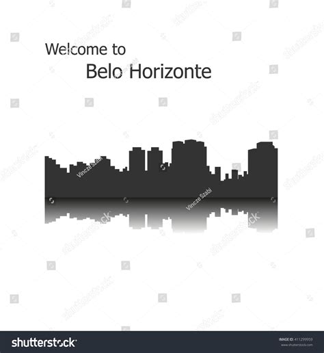 Belo Horizonte, Brazil Skyline Stock Vector Illustration 411299959 : Shutterstock