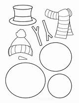 Free Printable Snowman Templates For Crafts sketch template