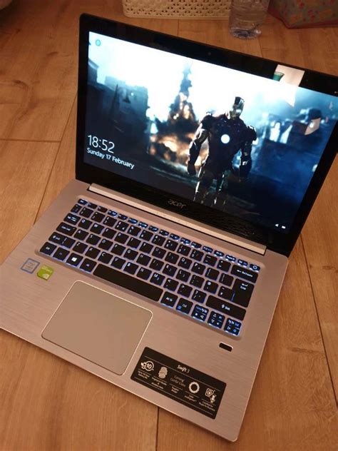 Acer swift 3 14 inch Laptop, Core i5 8th gen, 256GB SSD, 8GB ram ...