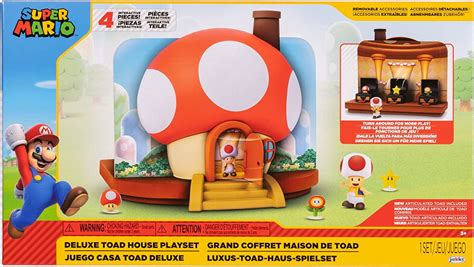 World of Nintendo Super Mario Brothers Deluxe Toad Playhouse Set - Walmart.com