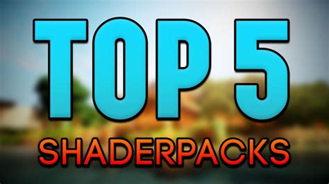 Top Five Shaderpacks For Minecraft 1.7.2 - YouTube