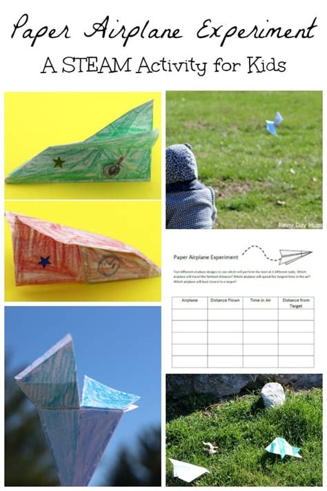 STEAM Paper Airplane Experiment to Challenge your Kids