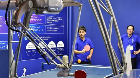 Three-Legged Ping Pong-Playing Robot Created | Science & Tech News | Sky News