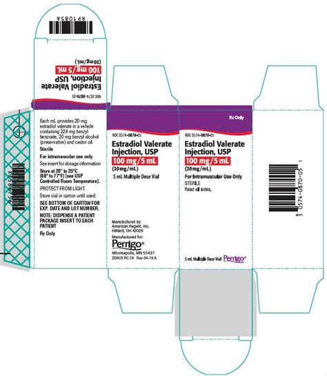 Estradiol Valerate Injection - FDA prescribing information, side ...