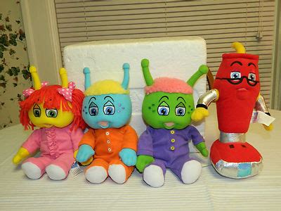 4pc Lot NWOT 2006 Greenstuff My Bedbugs Woozy Toofy Gooby J. Edgar ...