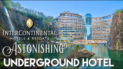 InterContinental Wonderland Shanghai | The fabulous world’s first underground hotel - YouTube