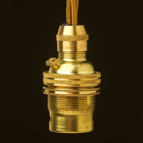 New Brass Pendant Lamp holder Bayonet B22 fitting