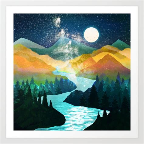 Under the Starlight Art Print by Nadja | Society6