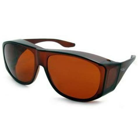 Solar Shield Fits-Over SS Polycarbonate II Amber Sunglasses, 50-15-125mm by Solar Shield Fits ...