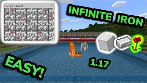 EASY 1.17 IRON FARM TUTORIAL in Minecraft Bedrock (MCPE/Xbox/PS4/Nintendo Switch/Windows10 ...