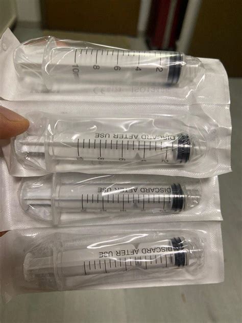 Sterile Disposable Syringes, Health & Nutrition, Medical Supplies & Tools on Carousell