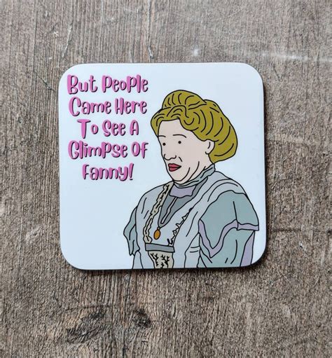 BBC Ghosts Fanny Lady Button Coaster Martha Howe-douglas - Etsy UK