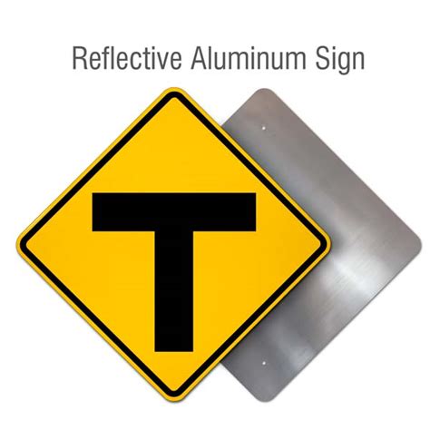 T Intersection Sign - Save 10% Instantly