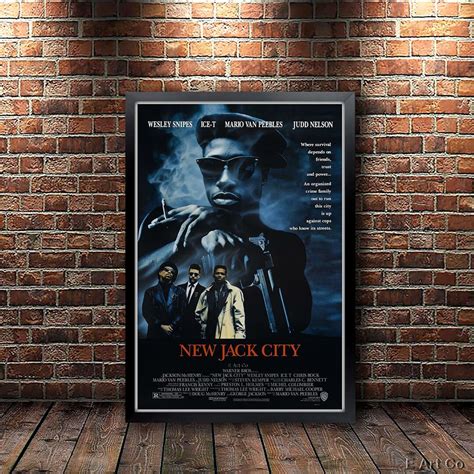 New Jack City, Movie Poster, Framed and Ready to Hang. - Etsy