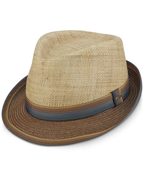 Scala - Dorfman Pacific Scala MS192 Men's Raffia and Paper Braid Fedora ...