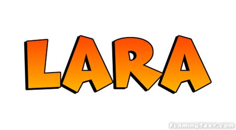 Lara Logo | Free Name Design Tool from Flaming Text