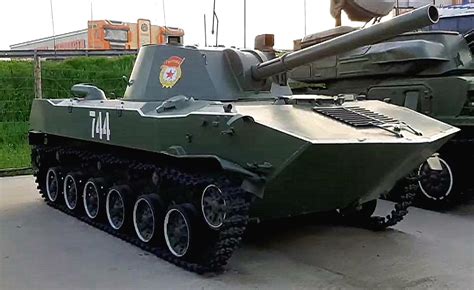 2S9 Nona self-propelled mortar on display - Kamensk-Shakhtinsky