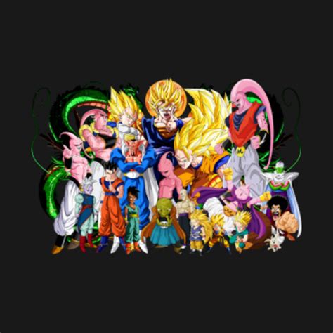 DBZ - Buu Saga - Dragon Ball Z - T-Shirt | TeePublic