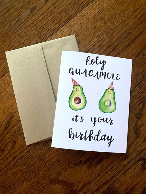 Holy Guacamole Its Your Birthday | Etsy