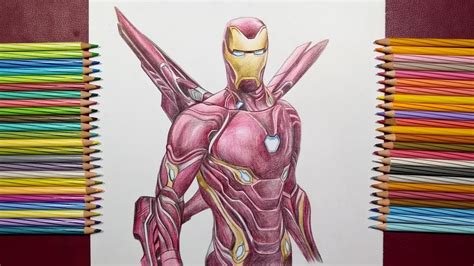 How to draw iron man endgame | new suit - YouTube