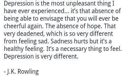 Jk Rowling Quotes About Depression. QuotesGram