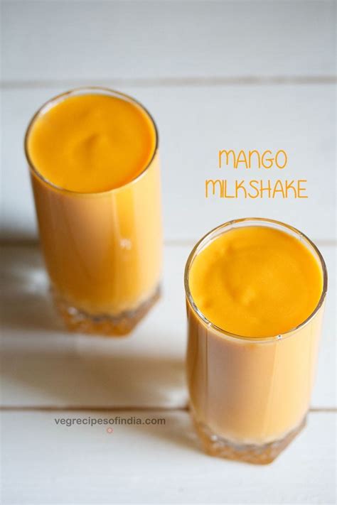 mango milkshake recipe, how to make delicious mango milkshake recipe