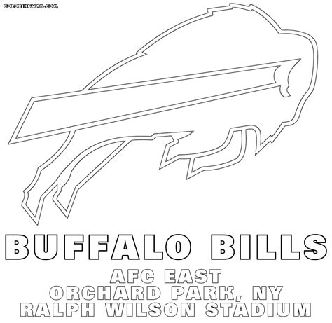 Buffalo Bills Coloring Sheets