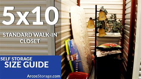 5x10 Size Guide: Self Storage - YouTube