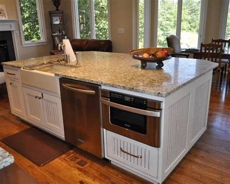 Kitchen Island Ideas With Sink And Dishwasher - Interior Design | Microwave drawer, Kitchen ...