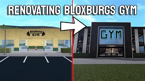 RENOVATING THE GYM IN BLOXBURG | roblox - YouTube