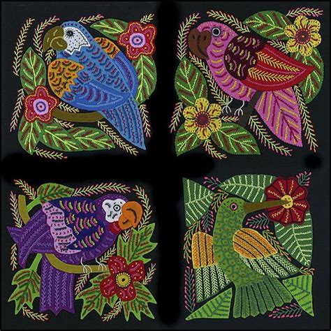 4-bird-molitas Lots of infos and instructables | Art quilts, Folk art ...